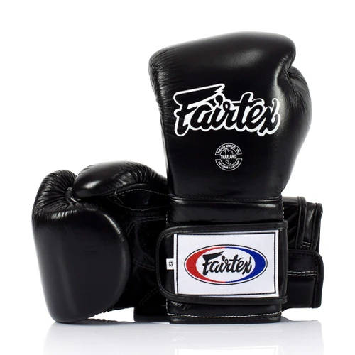 Fairtex BGV9 Mexican Style Black Muay Thai Boxing Glove - Heavy Hitter
