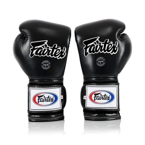 Fairtex BGV9 Mexican Style Black Muay Thai Boxing Glove - Heavy Hitter