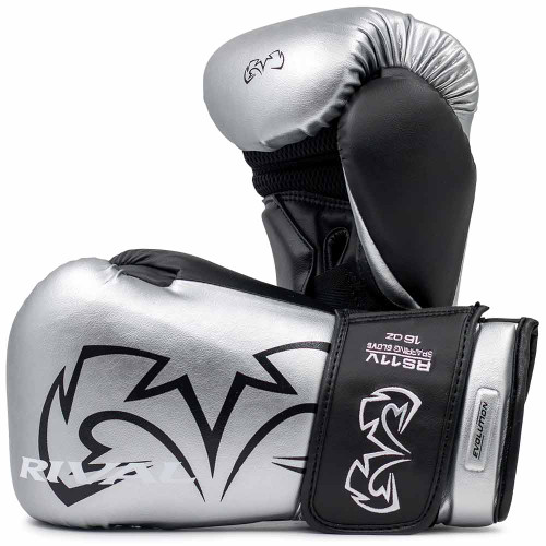 RIVAL RS11V Evolution Sparring Boxing Gloves Silver