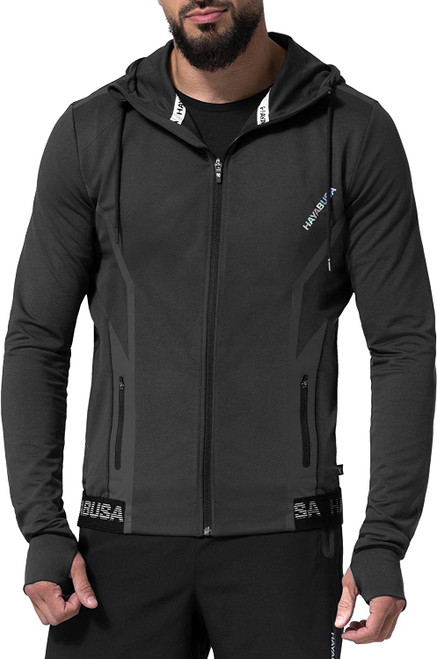Hayabusa Men's Zip-Up Performance Hoodie Black Hayabusa Men's Zip-Up Performance Hoodie Black