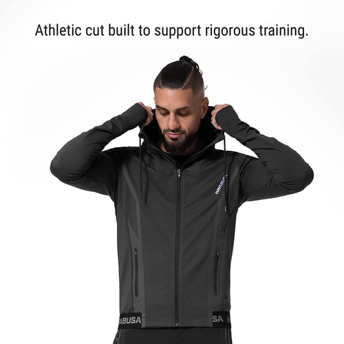 Hayabusa Men's Zip-Up Performance Hoodie Black