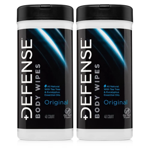 Defense Soap Body Wipes 2-Pack – 80 Wipes