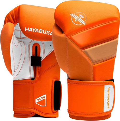 Hayabusa T3 Neon Orange Boxing Gloves
