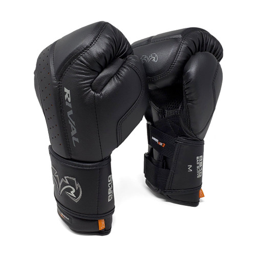 RIVAL RB10-INTELLI-SHOCK Bag Gloves Black/Blue | Pro Fight Shop