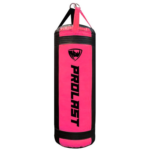 Prolast 4FT XL 150LB Mayweather Style Punching Bag Black/Pink Made in USA