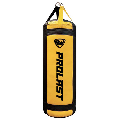Prolast 4FT XL 150LB Mayweather Style Punching Bag Black/Yellow