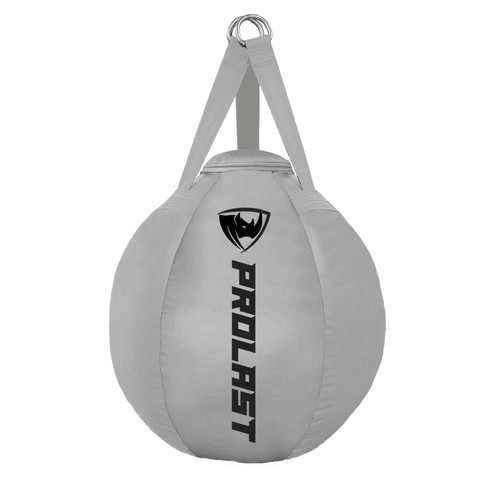 70lb Wrecking Ball Round Heavy Bag Gray Made in USA 70lb Wrecking Ball Round Heavy Bag Gray Made in USA