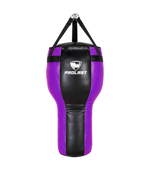Angle Uppercut Heavy Bag Black // Purple Made in USA