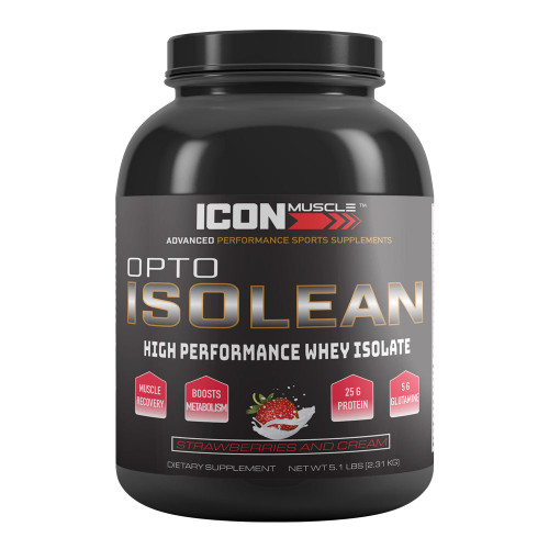 ICON Muscle Opto Isolean 5 lb - Strawberries & Cream
