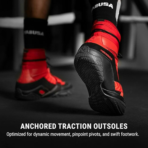 Hayabusa Strike Red Boxing Shoes for Men and Women
