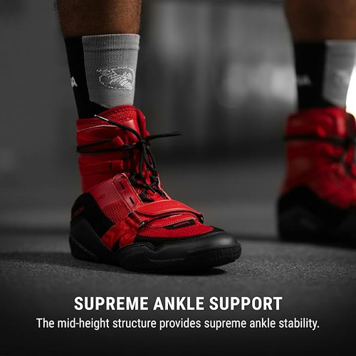 Hayabusa Strike Red Boxing Shoes for Men and Women