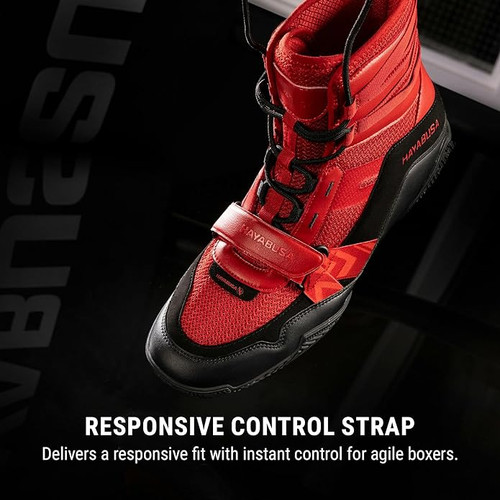 Hayabusa Strike Red Boxing Shoes for Men and Women