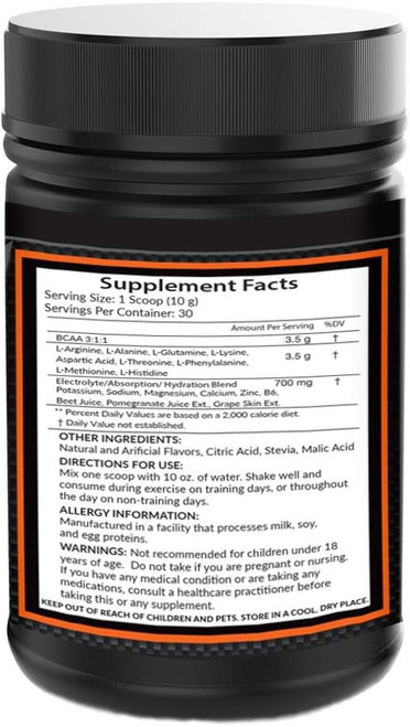 Icon Muscle Blueberry BCAA + EAA | Essential Amino Acid | Branch Chain Amino Acids | Supplement Powder | Muscle Recovery | Hydration | Post Workout | Muscle Strength | Men & Women | 30 Servings