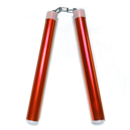 Red Aluminum Nunchaku Training Nun Chucks