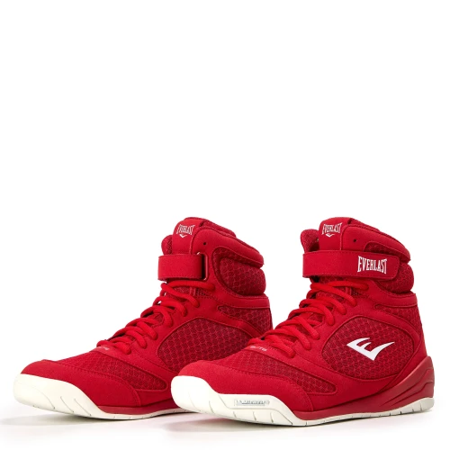 Everlast Elite Pro Boxing Shoes – Red/White