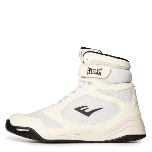Everlast Elite Pro Boxing Shoes – White/Black