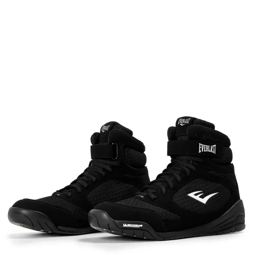 Everlast Elite Pro Boxing Shoes – Black/White