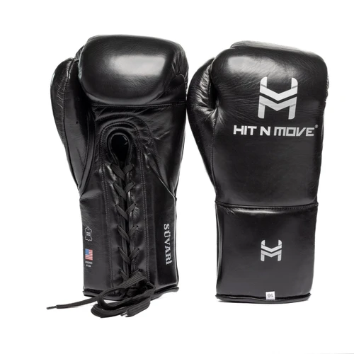 Hit N' Move Suvari Lace-Up Boxing Gloves