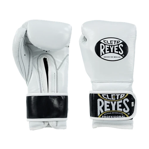 Cleto Reyes Training Gloves with Hook and Loop Closure - White