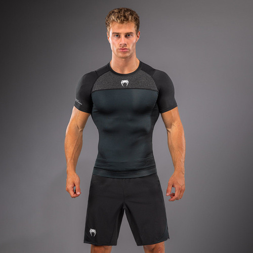 Venum G-Fit Scale Short Sleeve Rashguard - Black