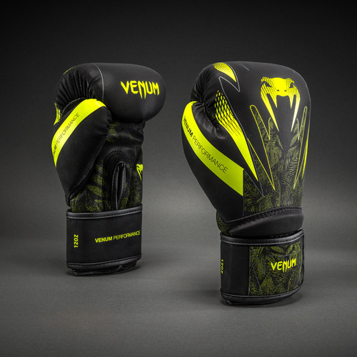 Venum Impact Amazonia Reborn Boxing Gloves - Black/Green