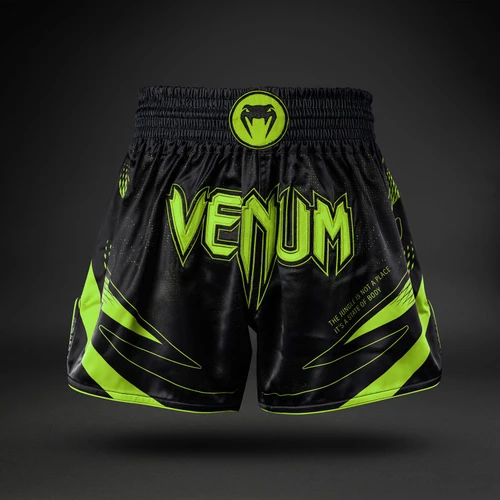 Venum Amazonia Reborn Muay Thai Shorts - Black/Green