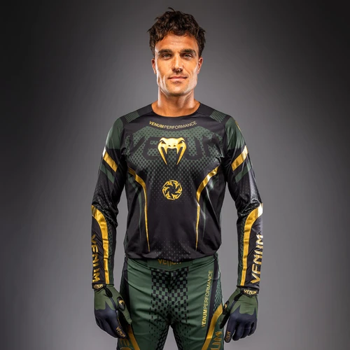Venum MX Challenger Jersey - Black/Green/Gold