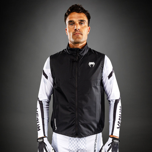 Venum MX Basics Sleeveles Windbreaker - Black/White