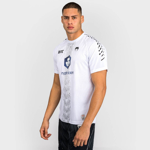 Men's UFC Zenith by Venum White Authentic Noche UFC Fight Night Walkout Jersey - Delgado