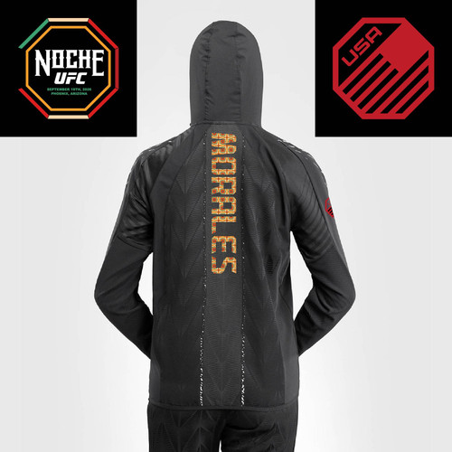 Women's UFC Zenith by Venum Black Authentic Noche UFC Fight Night Walkout Hoodie - Joseph Morales