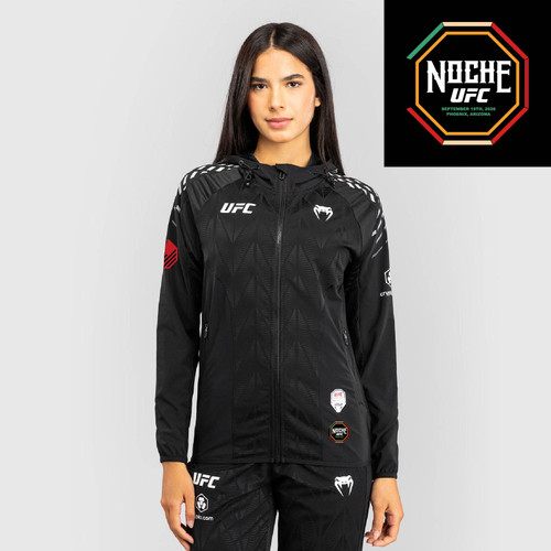 Women's UFC Zenith by Venum Black Authentic Noche UFC Fight Night Walkout Hoodie - Joseph Morales