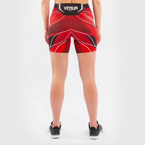 UFC Venum Authentic Fight Night Women's Vale Tudo Shorts - Long Fit - Red