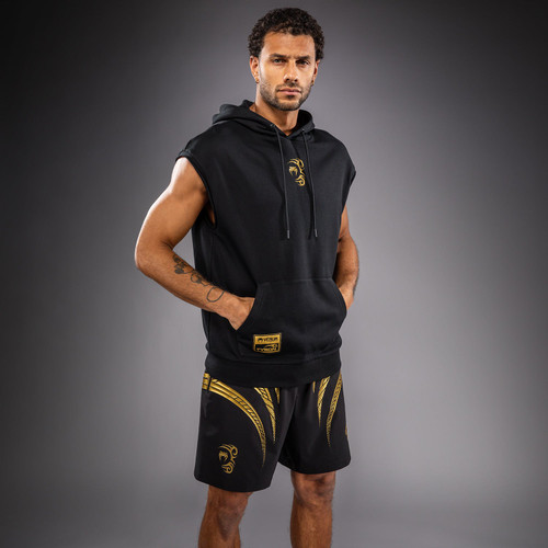 Venum x Mike Tyson Tiger Sleeveless Hoodie - Black/Gold