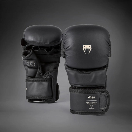 Venum Impact Evo Sparring MMA Gloves - Black