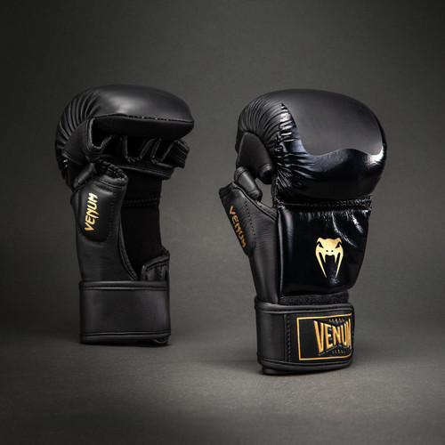 Venum Attack 2.0 Sparring Gloves Leather - Black/Gold