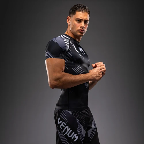 Venum No-Gi 6.0 Short Sleeve Rashguard - Black/White
