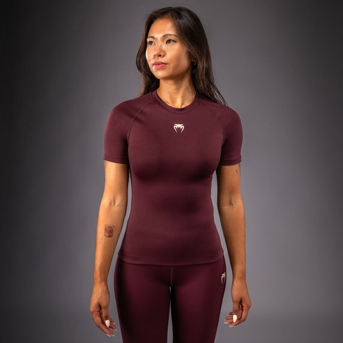Venum Talisman Short Sleeve Rashguard - Plum
