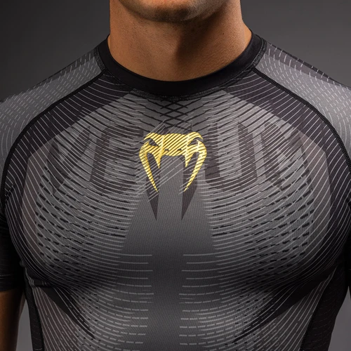 Venum Galactic 3.0 Short Sleeve Rashguard - Black/Gold