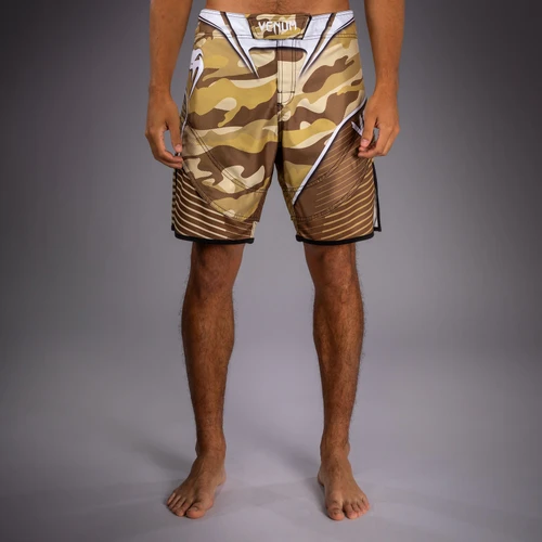 Venum Camo Hero Fight Shorts - Light Beige/Brown