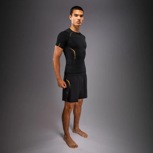 Venum G-Core Short Sleeve Rashguard - Black/Gold