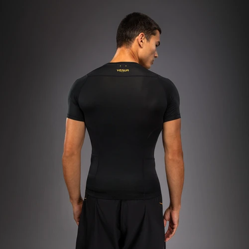 Venum G-Core Short Sleeve Rashguard - Black/Gold