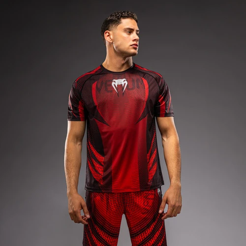 Venum Galactic 3.0 Dry Tech T-Shirt - Red/Silver