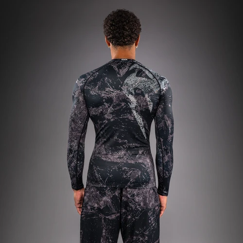 Venum Rage & Workout Long Sleeve Rashguard - Black/Grey