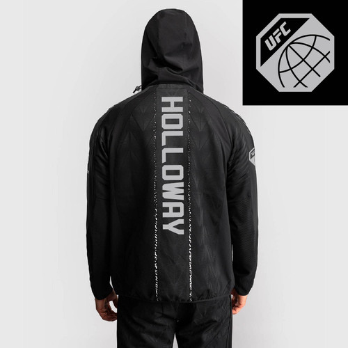 Men's UFC Zenith by Venum Black Authentic Fight Night Walkout Hoodie - Holloway