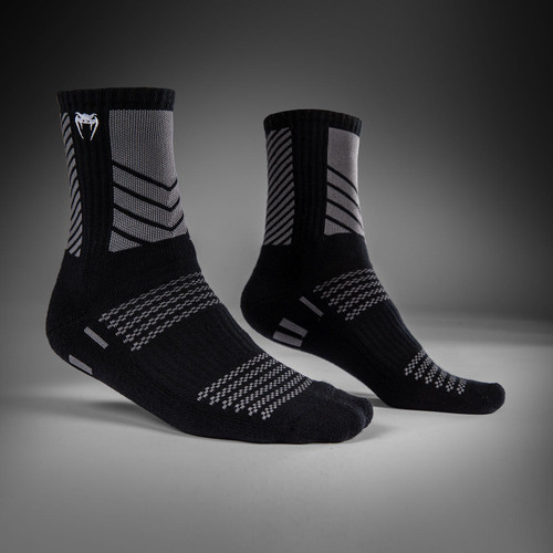 Venum Vector Crew Socks 3 Pack - Black/Grey