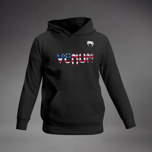 Venum Classic USA Kids Hoodie - Black/White