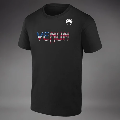 Venum Classic USA Kids Short Sleeve T-Shirt - Black/White