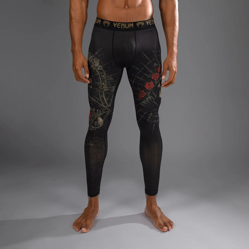 Venum Santa Muerte 5.0 Men’s Spats - Deep Black/Gold