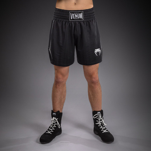 Venum Stealth Boxing Shorts - Black/White