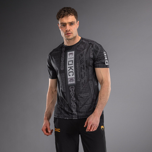 Karate Combat by Venum Dry-Tech T-Shirt - Black/Grey